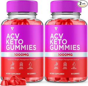 (2 Pack) Keto ACV Gummies Advanced Weight Loss