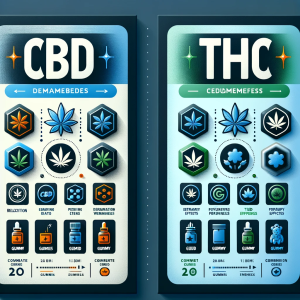 CBD and THC Gummies Understanding the Differences