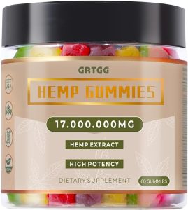 Hemp Gummies, Natural High Potency Hemp Oil