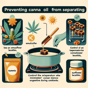 Make Canna Oil Not Separate When Making Gummies