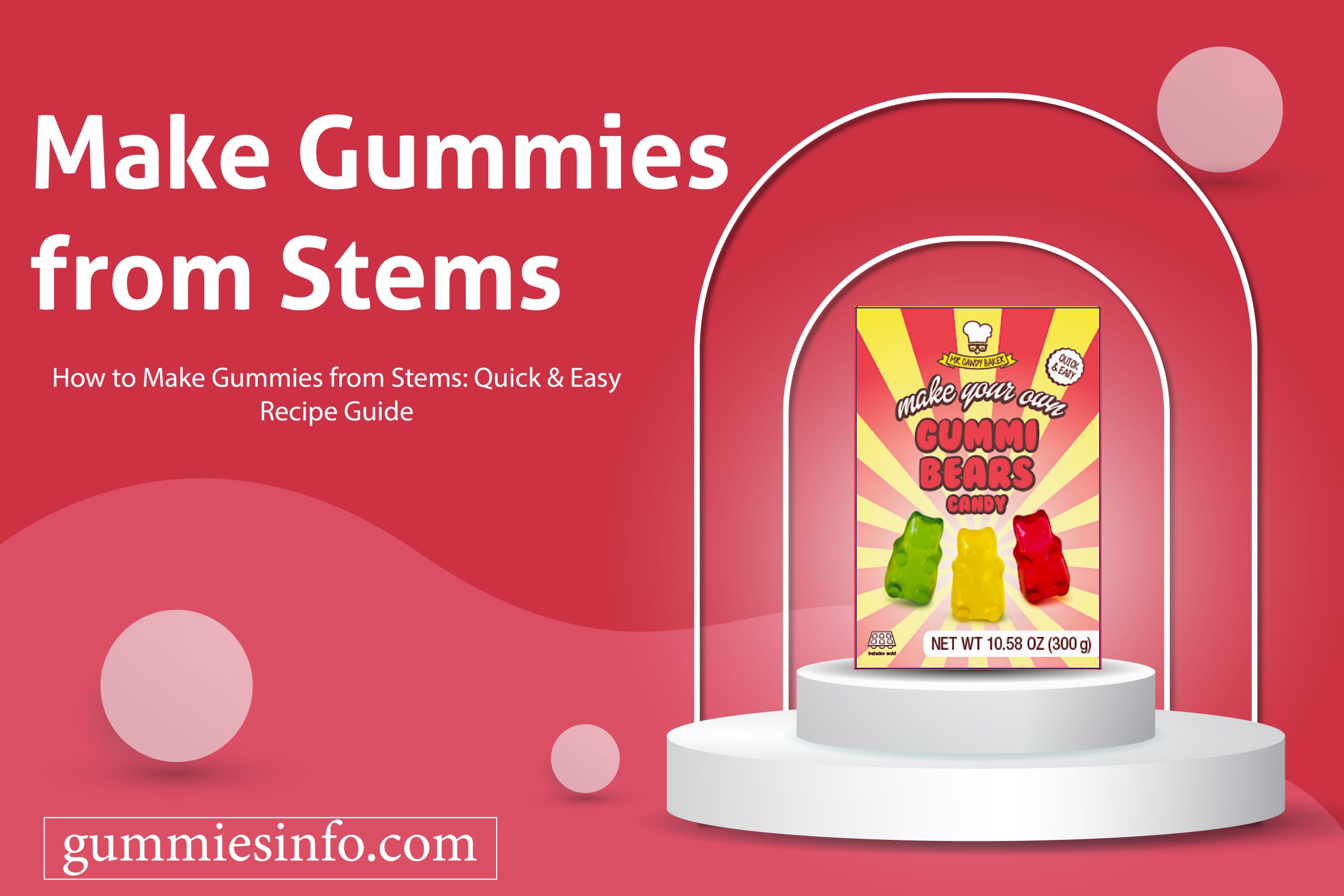 Make Gummies from Stems