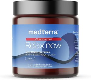 Medterra Fast-Acting Relax Gummies with Hemp Extract