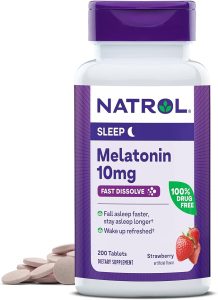 Natrol Fast Dissolve Melatonin Tablets, 10mg, 200 Count 