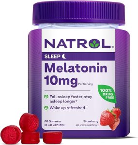 Natrol Melatonin 10mg, Dietary Supplement for Restful Sleep