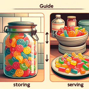 Storing and Serving the Sour Gummies