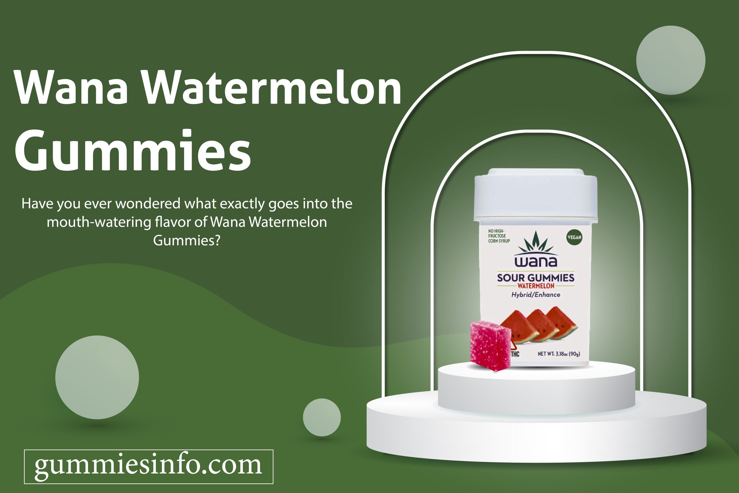 Wana Watermelon Gummies