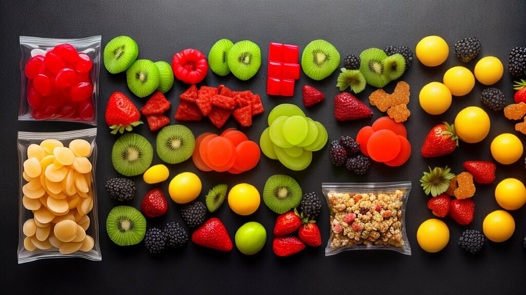 nutritional value of gummies and fruit snacks