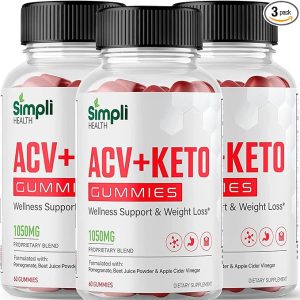 Nutrocell Simpli Health ACV Ketos Gummies Keto Apple Cider