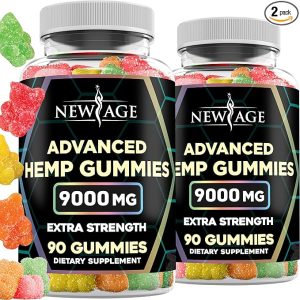 NEW AGE Naturals Advanced Hemp Gummies - Natural Hemp Oil Infused Gummies